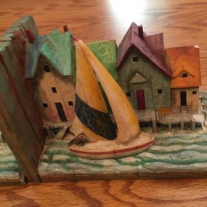 Coastal Nautical Bookends HeartwoodCreek Jim Shore